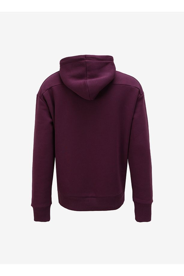 Kapüşon Yaka Mor Erkek Sweatshırt K10K111820VDS - 2
