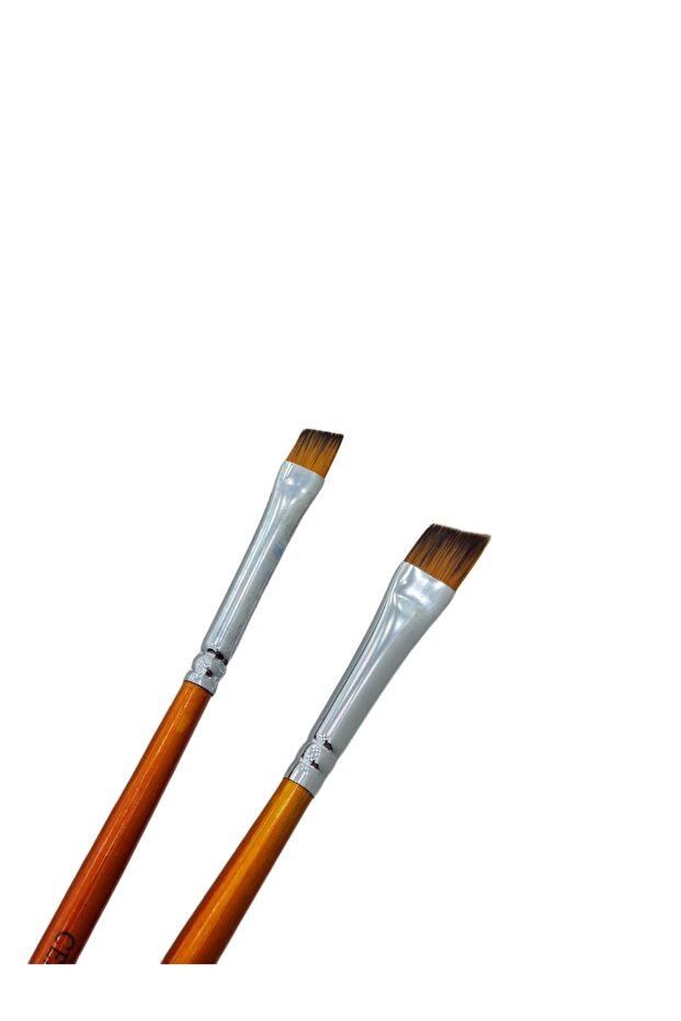 Side Cut Brush Fine Detail Brush Set of 2 (Size O and 4) New Set