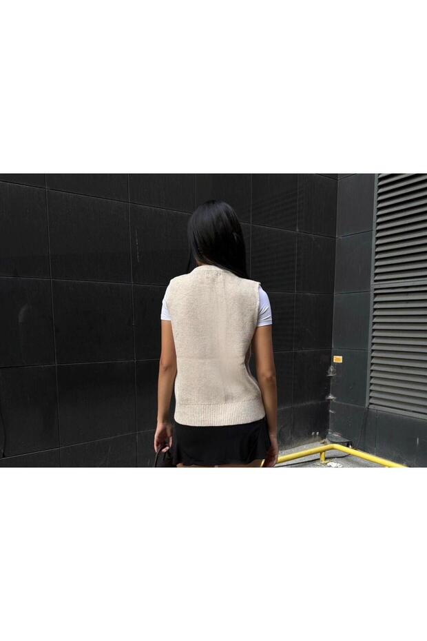 BİSİKLET YAKA ÖRME SÜVETER - 4