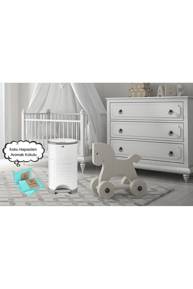 16L Korbell Çöp Kutuları İle Uyumlu BAMM BAMM 2250 Adet Bebek Bezi 3 Paket Yerli Çöp Poşeti - 6