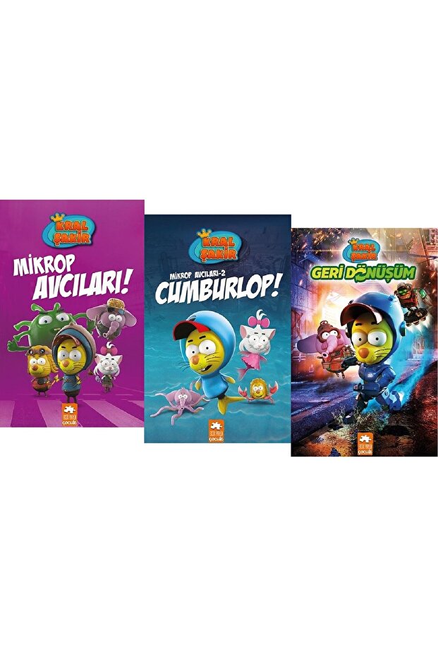 Kral Şakir Germ Hunters + Cumburlop + Recycling / 3 Book Set