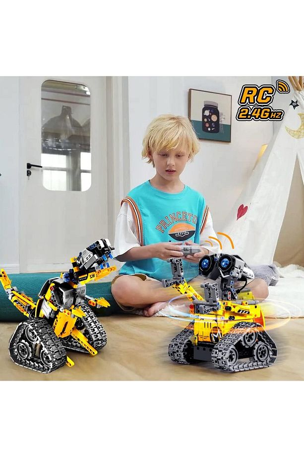 Uzaktan Kumandalı Robot 520 Parça 5'i 1 Arada RC Yapı Oyuncağı, Uygulama ve Uzaktan Kumandalı - 6