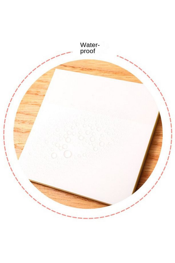 Şeffaf Renkli Postit Yapışkan Post-it Not Kağıdı Karenot Beyaz 2 Adet (2 X 50YAPRAK) - 8