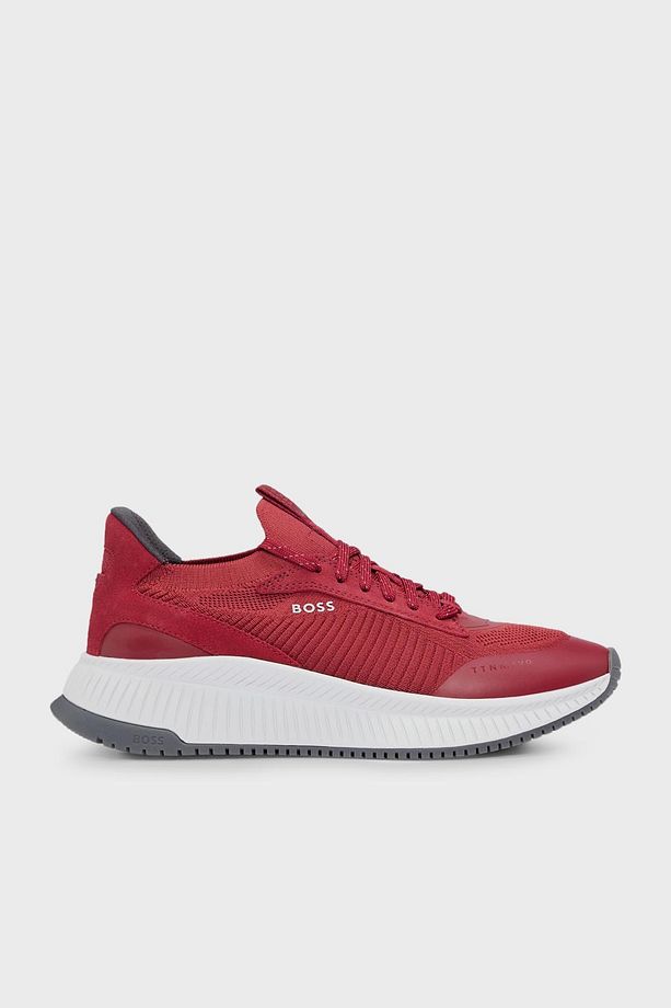 Logolu Örme Detaylı Kılçık Tabanlı Sneaker Ayakkabı Erkek AYAKKABI 50498904 647 - 1