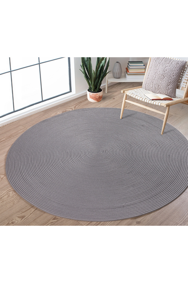 Jüt Hasır Oval Halı - 1