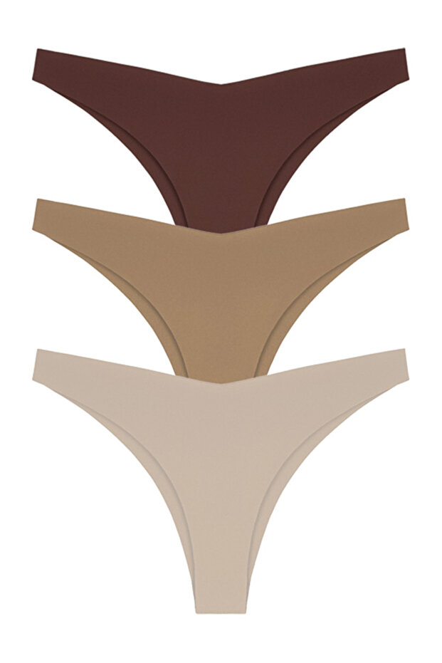 Laser Cut Women's Brazilian Panties 3 Pack-2