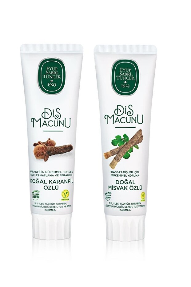 Gluten-Free Vegan Toothpaste with Natural Clove Extract and Miscava Extract 90 ml