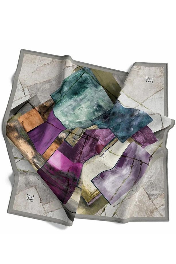 Yeni Sezon Trend Polyester Twill (TİVİL) Eşarp Modeli Tesettür Nağme - 4