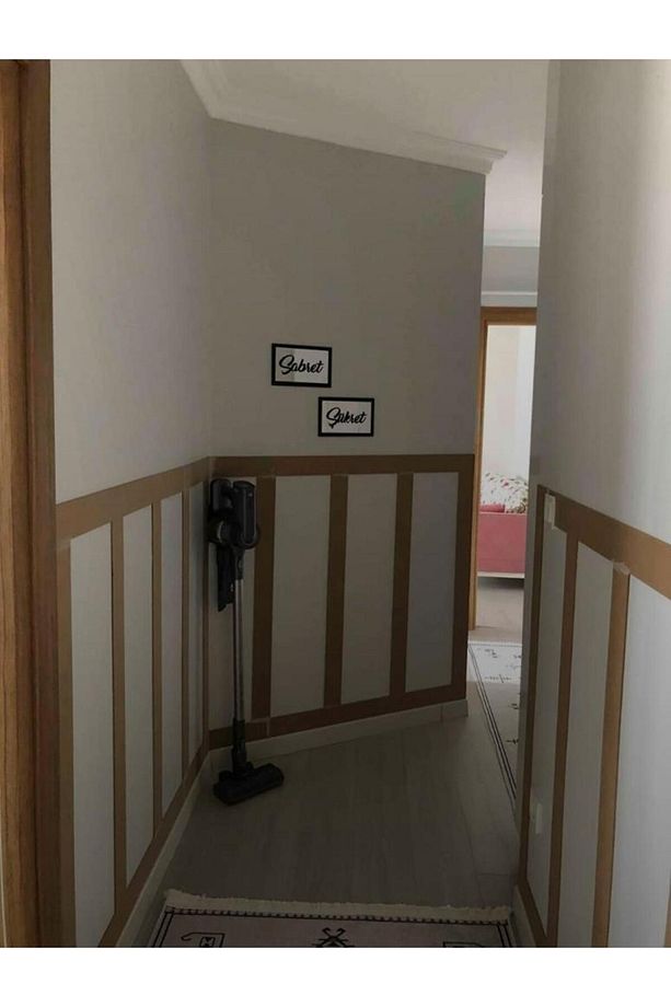 1 Adet 8×100 Cm Özel Mutfak Koridor Salon Tasarım Iskandinav Model Çıta Mdf Duvar Çıtası Paneli - 5