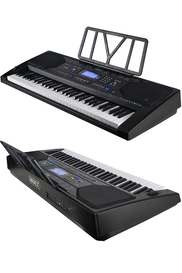 Ps-4500 Tuş Hassasiyetli 61 Tuşlu Org Dijital Lcd Ekran Usb Mp3 (ÇANTA NOTA STANDI METOD) - 5