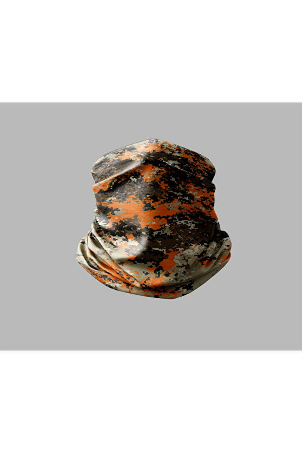 Camouflage Design Biker Buff Mask Outdoor Neck Gaiter Unisex Bandana