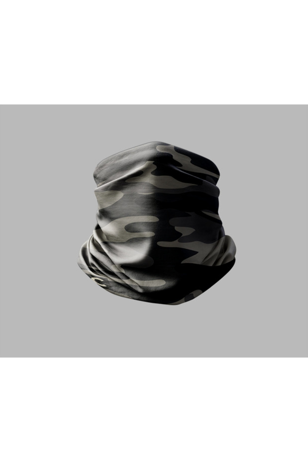 Camouflage Design Biker Buff Mask Outdoor Neck Gaiter Unisex Bandana