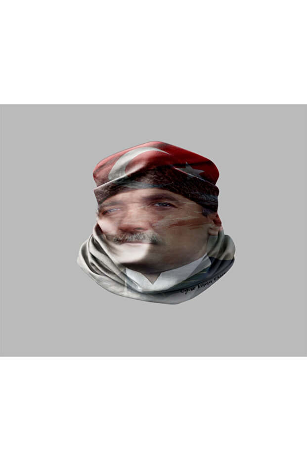 Atatürk Design Biker Buff Mask Outdoor Neck Gaiter Unisex Bandana