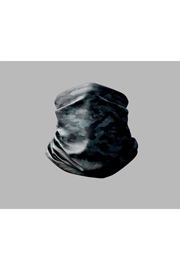 Camouflage Design Biker Buff Mask Outdoor Neck Gaiter Unisex Bandana