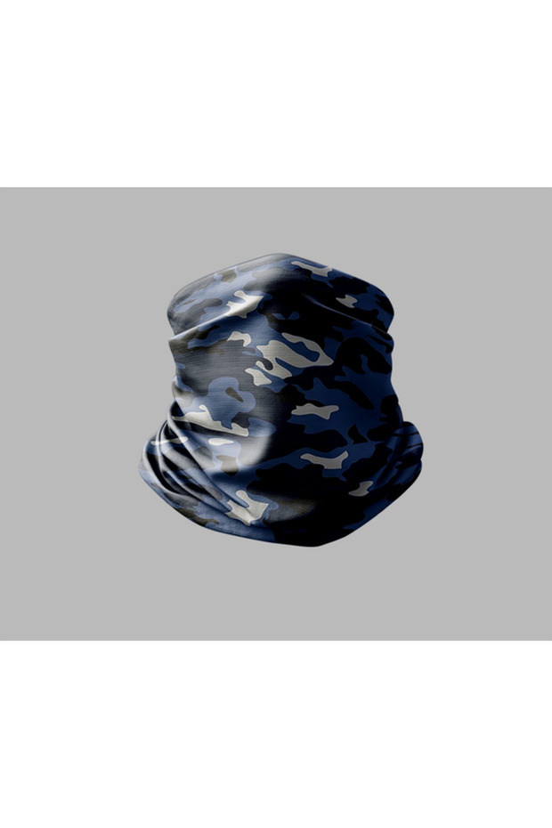 Camouflage Design Biker Buff Mask Outdoor Neck Gaiter Unisex Bandana