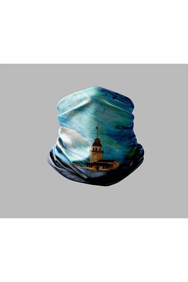 Ebru Art Design Biker Buff Mask Outdoor Neck Gaiter Unisex Bandana