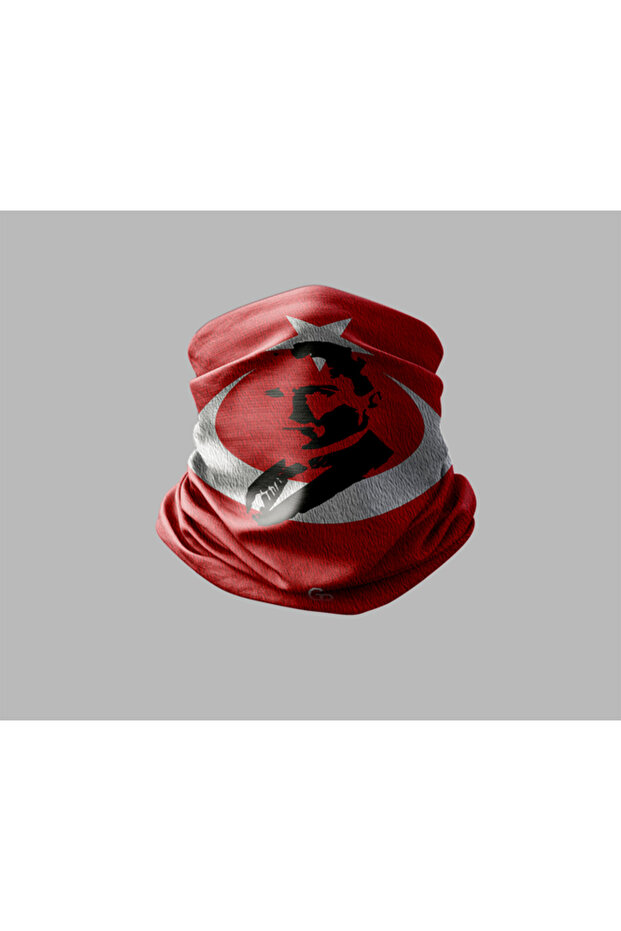 Turkish Flag Design Biker Buff Mask Outdoor Neck Gaiter Unisex Bandana