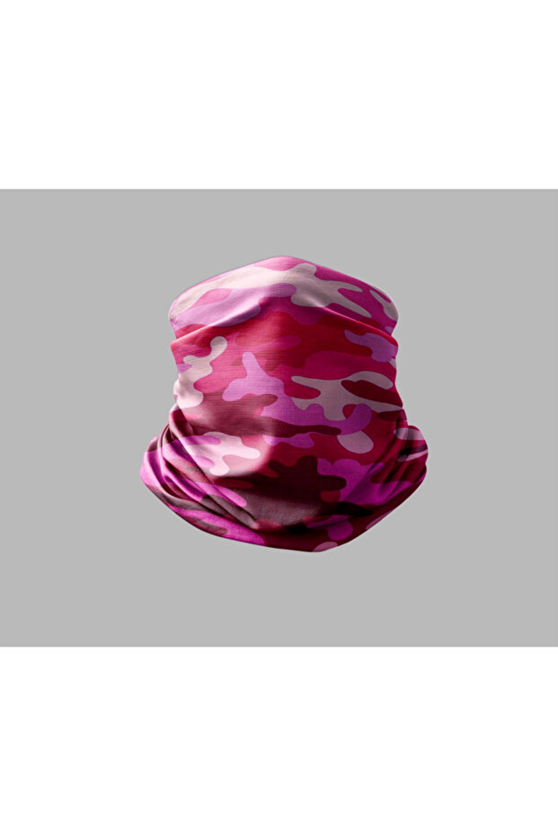 Camouflage Design Biker Buff Mask Outdoor Neck Gaiter Unisex Bandana