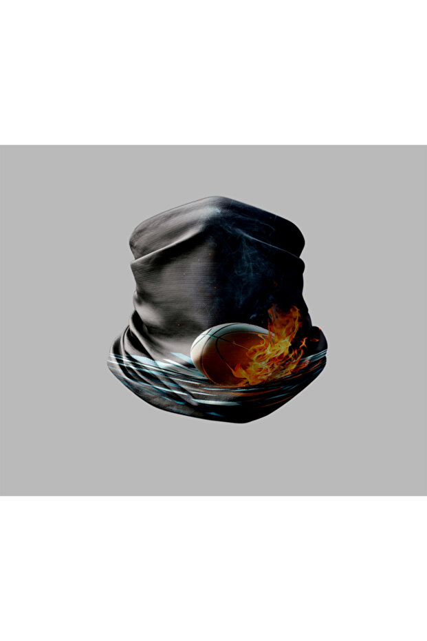 Basketball Design Biker Buff Mask Outdoor Neck Gaiter Unisex Bandana