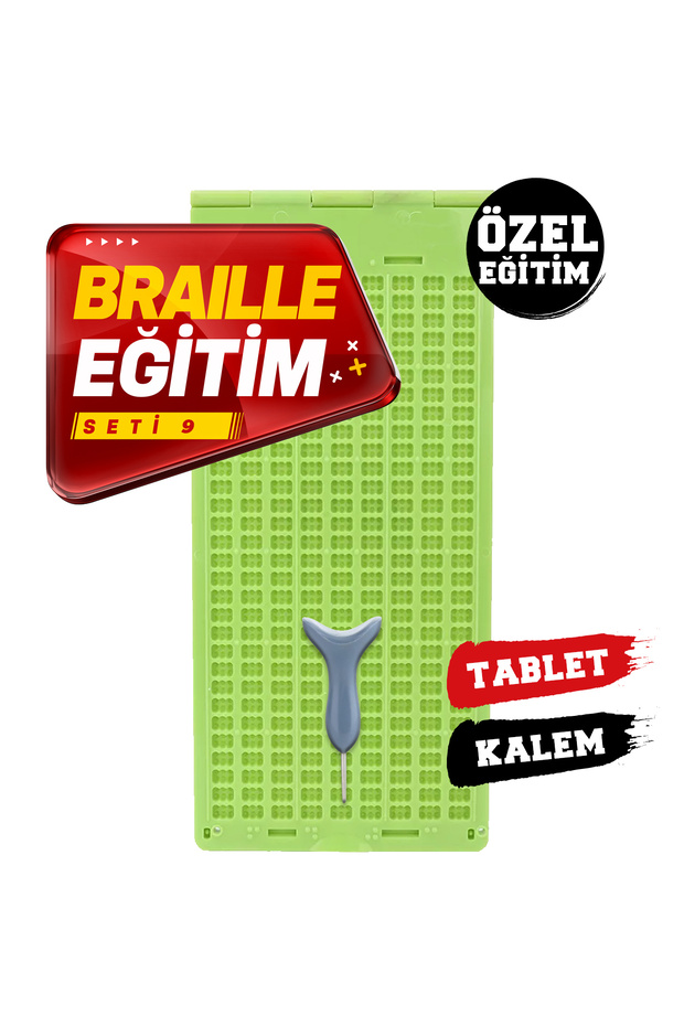Braille Tablet ve Kalem Seti - 9 - 1