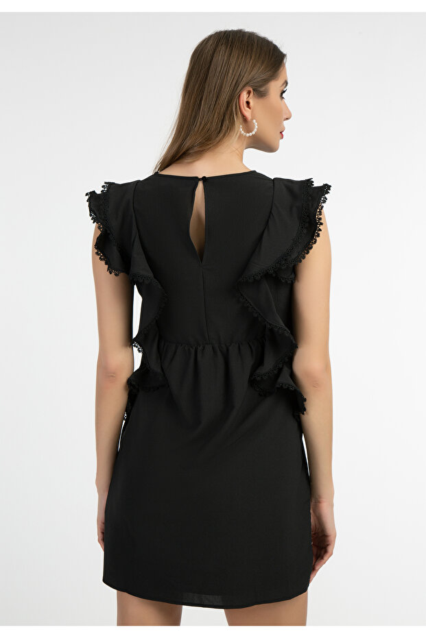 Mini šaty mit ruschen - 4