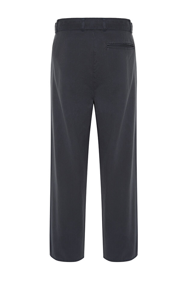 Antasit Ekstra Wide Leg Beli Kuşak Kemer Detaylı Baggy Pantolon TMNSS24PL00009 - 8