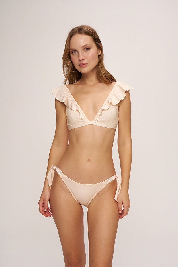Derek Flounced Triangle Bikini Top