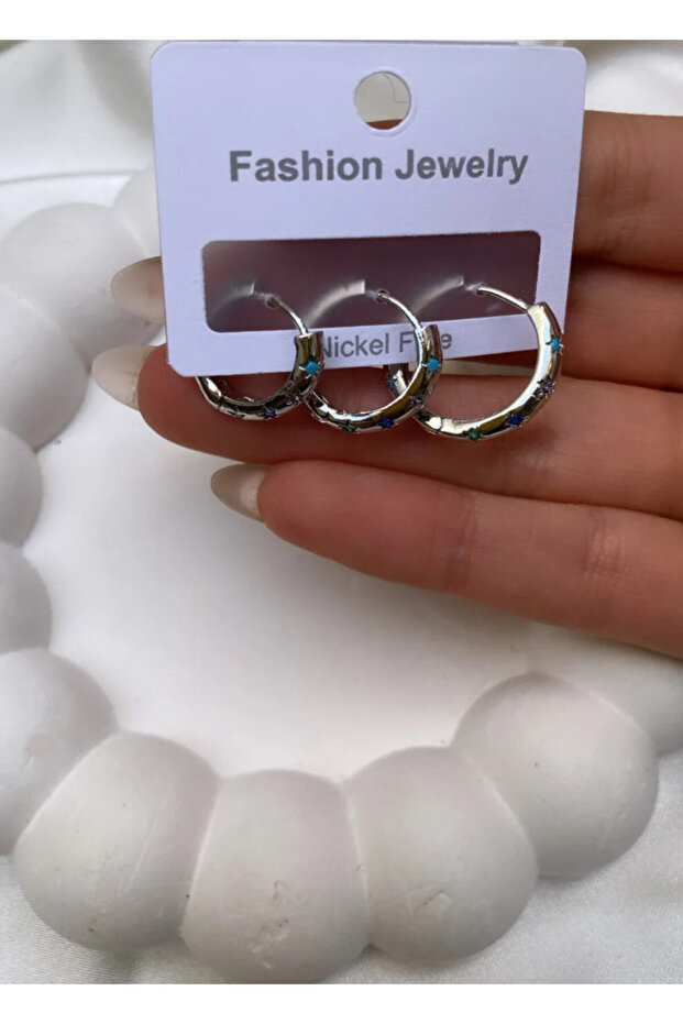 3lü Set Vip Küpe - 5