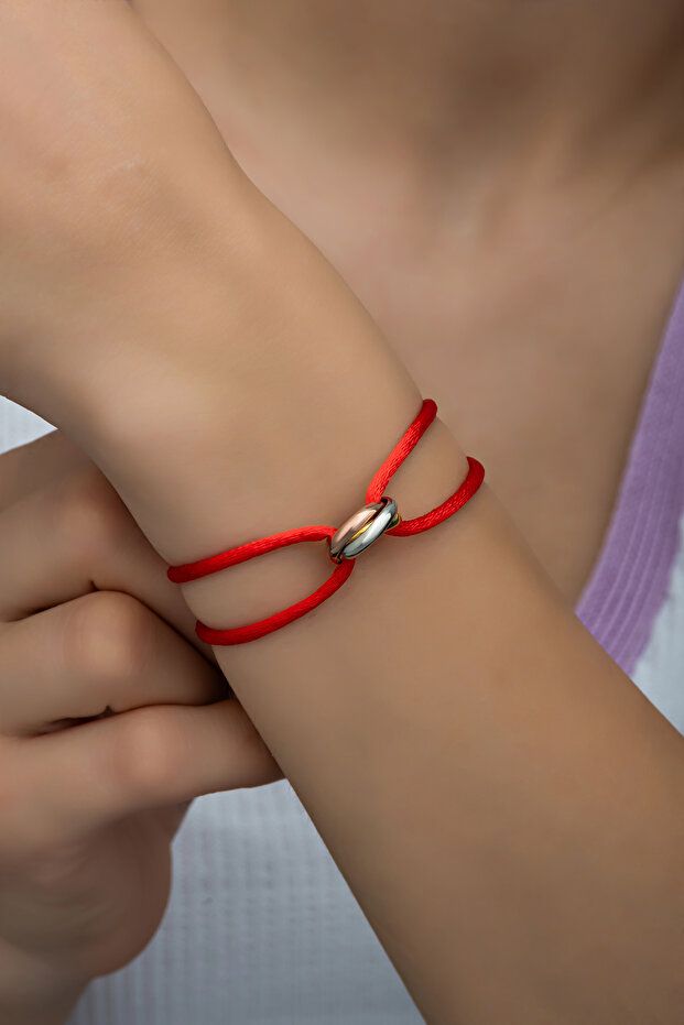 TRINITY İP BİLEKLİK 925 GÜMÜŞ - 1