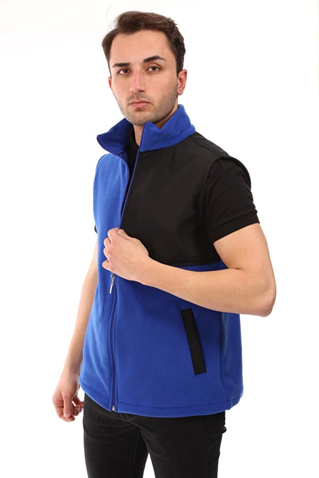Softshell Polar Yelek - Sax