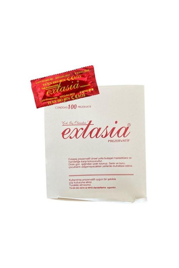 EXTASİA - PREZERVATİF KONDOM 100LÜ - 1 PAKET - 1