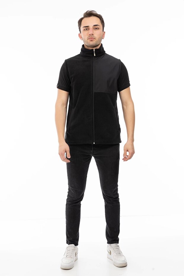 Softshell Polar Yelek - Siyah - 2