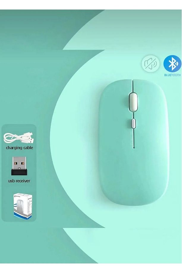 Mouse Bluetooth Wireless Şarjlı Fare 2.4g mouse - 1