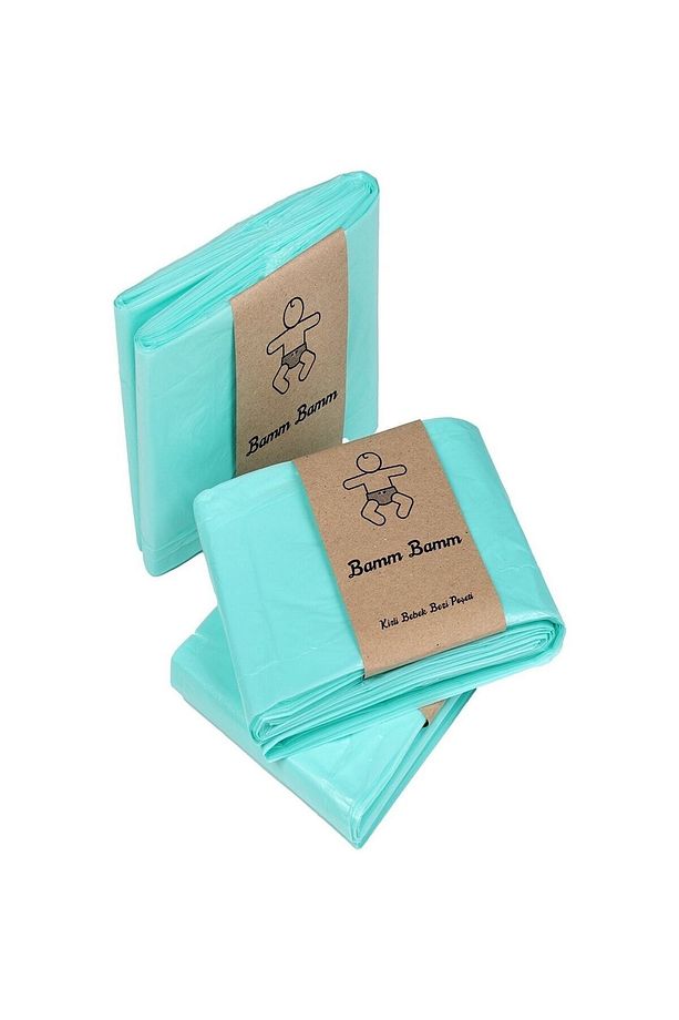 16L Korbell Çöp Kutuları İle Uyumlu BAMM BAMM 2250 Adet Bebek Bezi 3 Paket Yerli Çöp Poşeti - 4