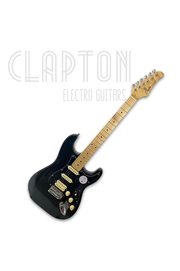 STR-10 BK Elektro Gitar - 1