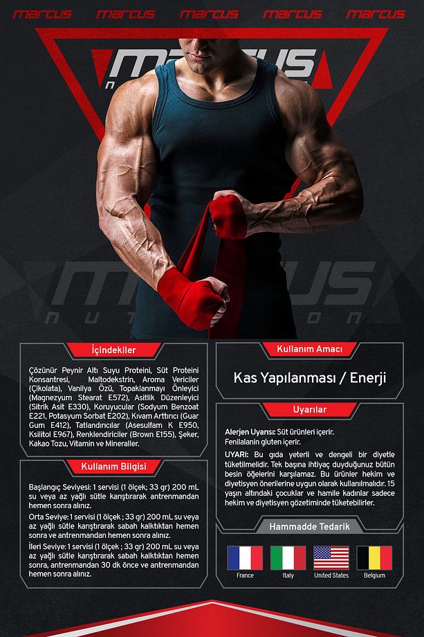 Marcus Whey Protein Tozu X Series 2.277 G (ÇİKOLATA AROMALI) - 5