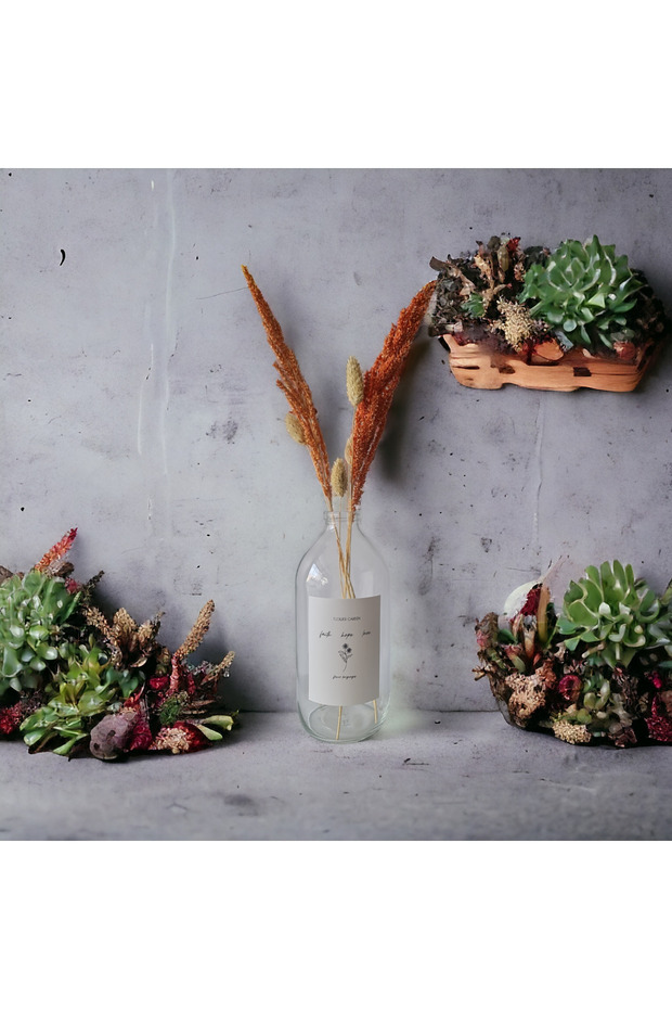 Set de 2 vaze decorative transparente - 3