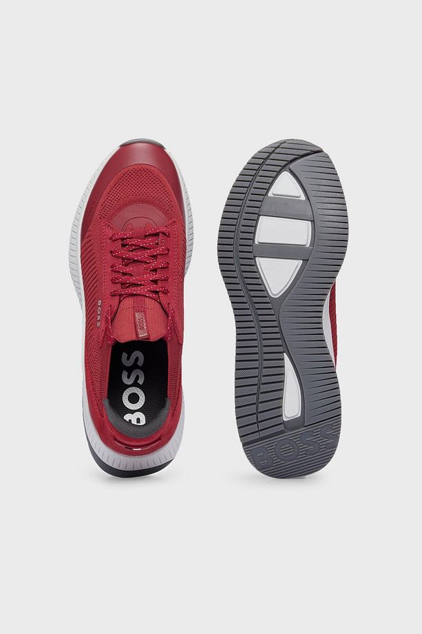 Logolu Örme Detaylı Kılçık Tabanlı Sneaker Ayakkabı Erkek AYAKKABI 50498904 647 - 4