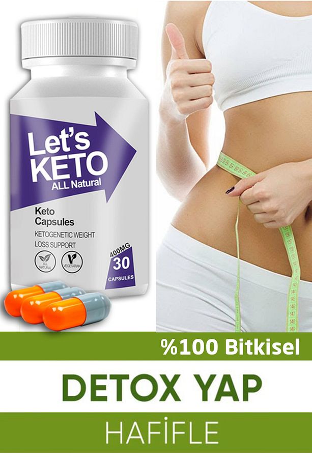 Let's Keto Bitkisel Zâyiflama Kapsülü Detox Form 30 Gıda Takviyesi - 1