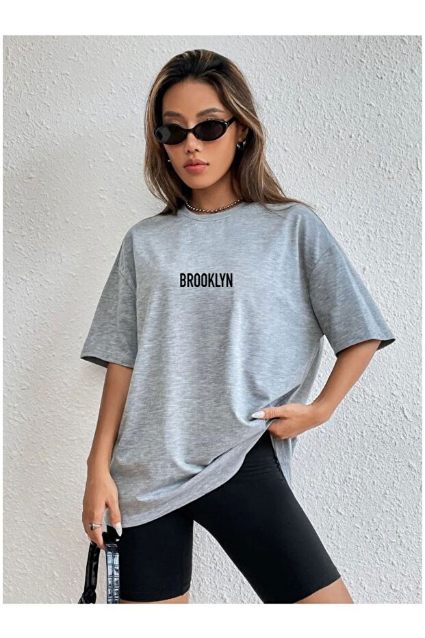 Brooklyn Printed Unisex Crew Neck T-shirt