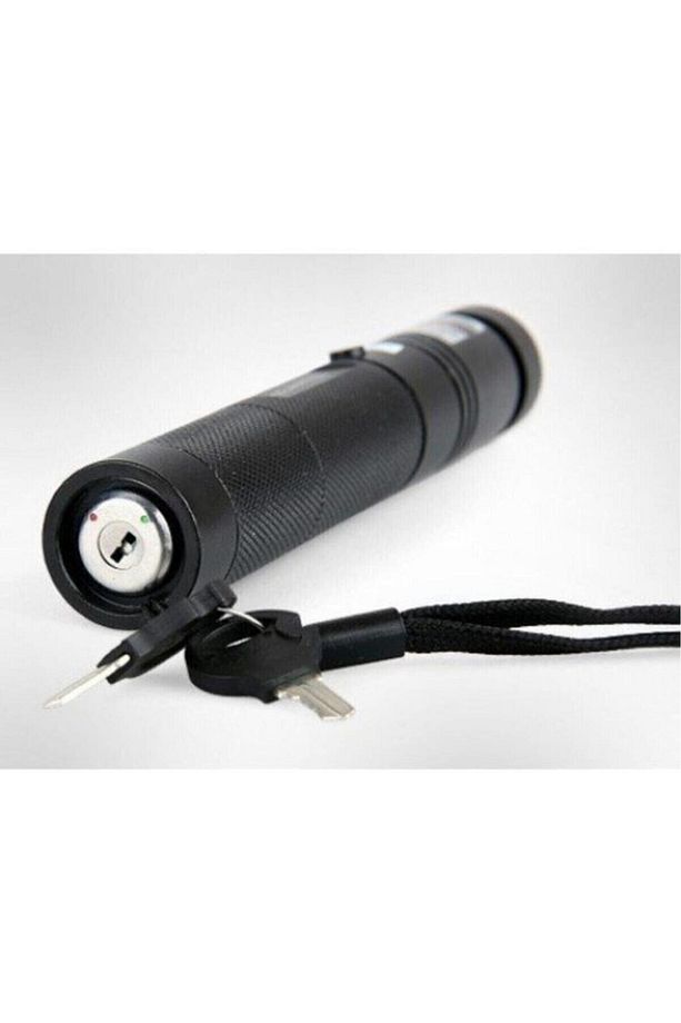 Green Laser Pointer Şarjlı Güçlü Yeşil Lazer Metal Kasa - 5