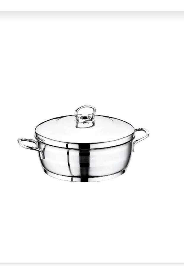 Safinox Flavia Steel Flat Pot 24X08 cm 3.7 Liters