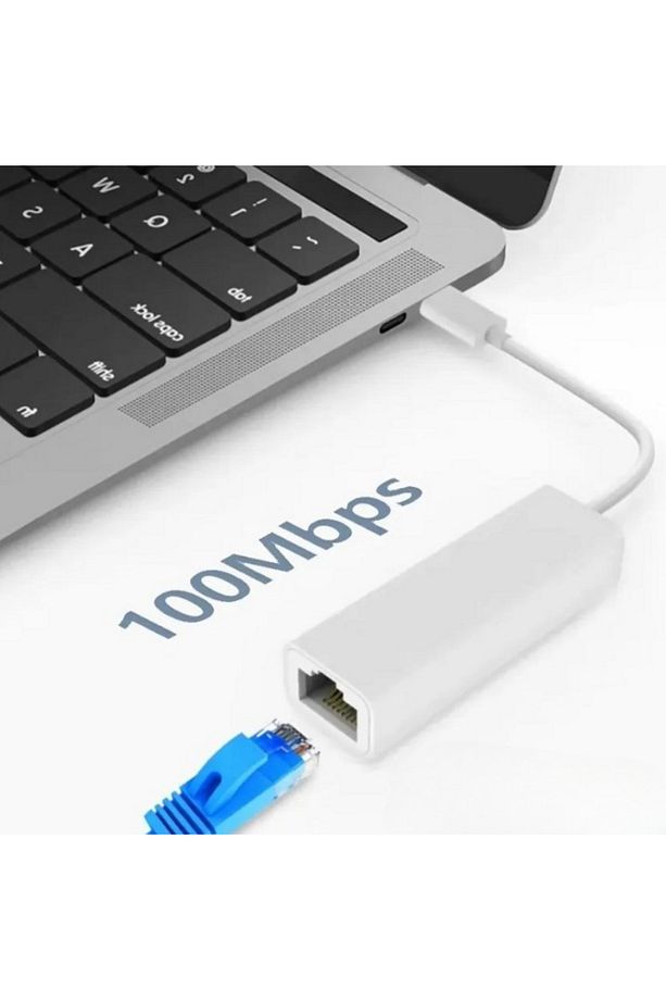 USB 2.0 to RJ-45 Ethernet Çevirici Adaptörü Android Tablet Uyumlu Hızlı İnternet Bağlantı Portu - 4