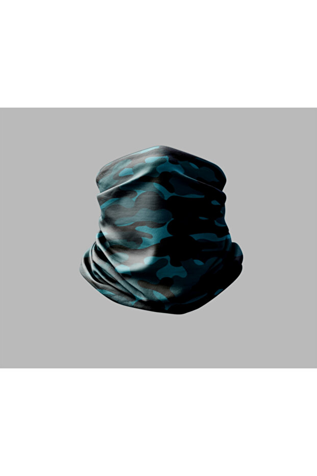 Camouflage Design Biker Buff Mask Outdoor Neck Gaiter Unisex Bandana