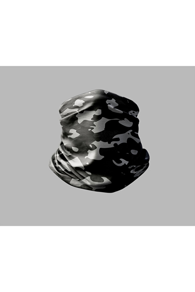 Camouflage Design Biker Buff Mask Outdoor Neck Gaiter Unisex Bandana