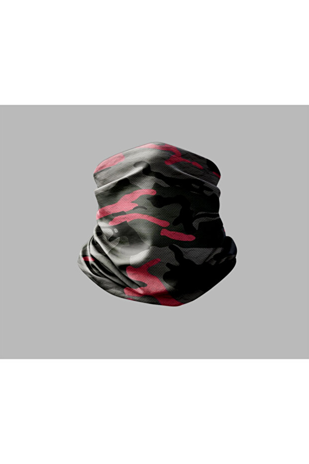 Camouflage Design Biker Buff Mask Outdoor Neck Gaiter Unisex Bandana
