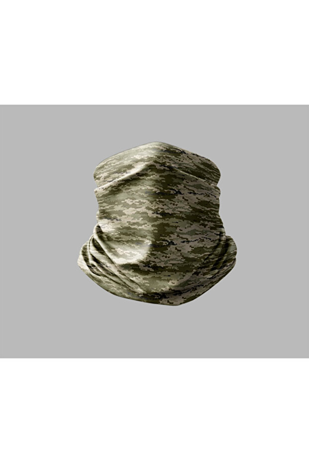 Camouflage Design Biker Buff Mask Outdoor Neck Gaiter Unisex Bandana