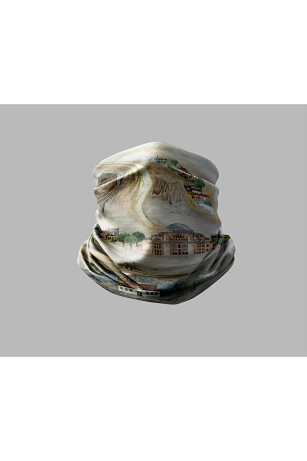 Ebru Art Design Biker Buff Mask Outdoor Neck Gaiter Unisex Bandana