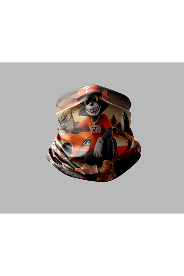 5D Character Design Biker Buff Mask Outdoor Neck Gaiter Unisex Bandana