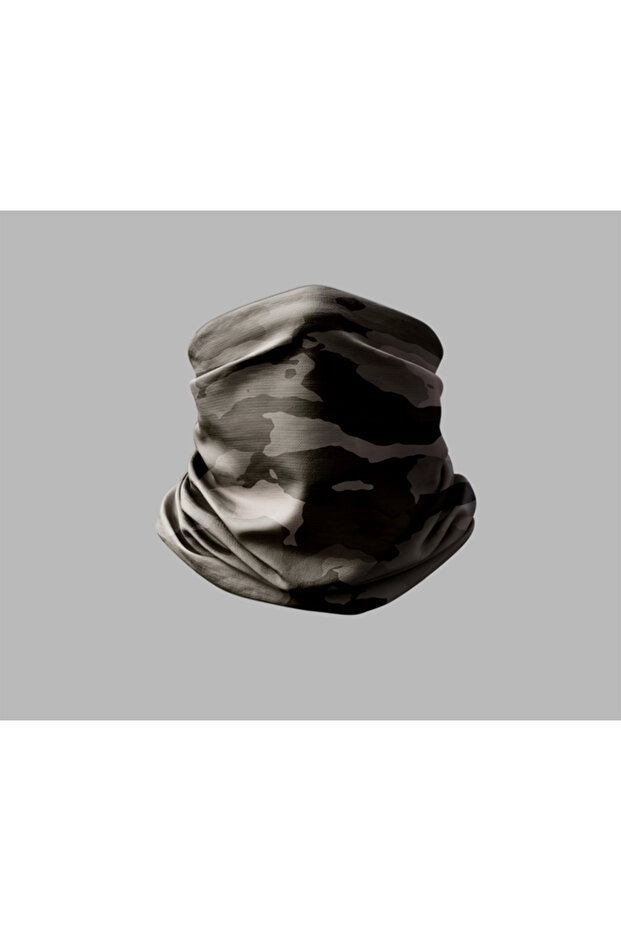 Camouflage Design Biker Buff Mask Outdoor Neck Gaiter Unisex Bandana